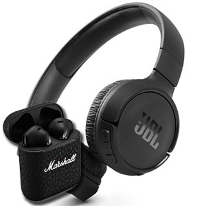 Auriculares JBL y Marshall